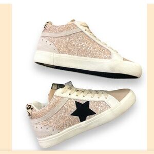 Vintage Havana bounce 28 Glitter multi black Star Accent Sneakers Sz 5.5